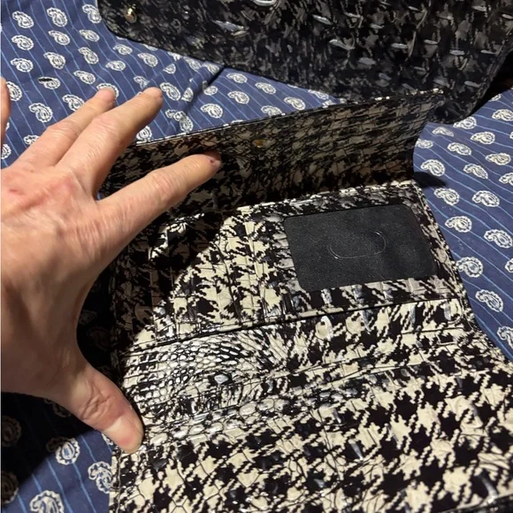 Brahmin houndstooth large duxberry Bag and wallet - Picture 6 of 7